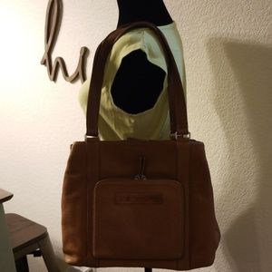 Brown Leather Handbag